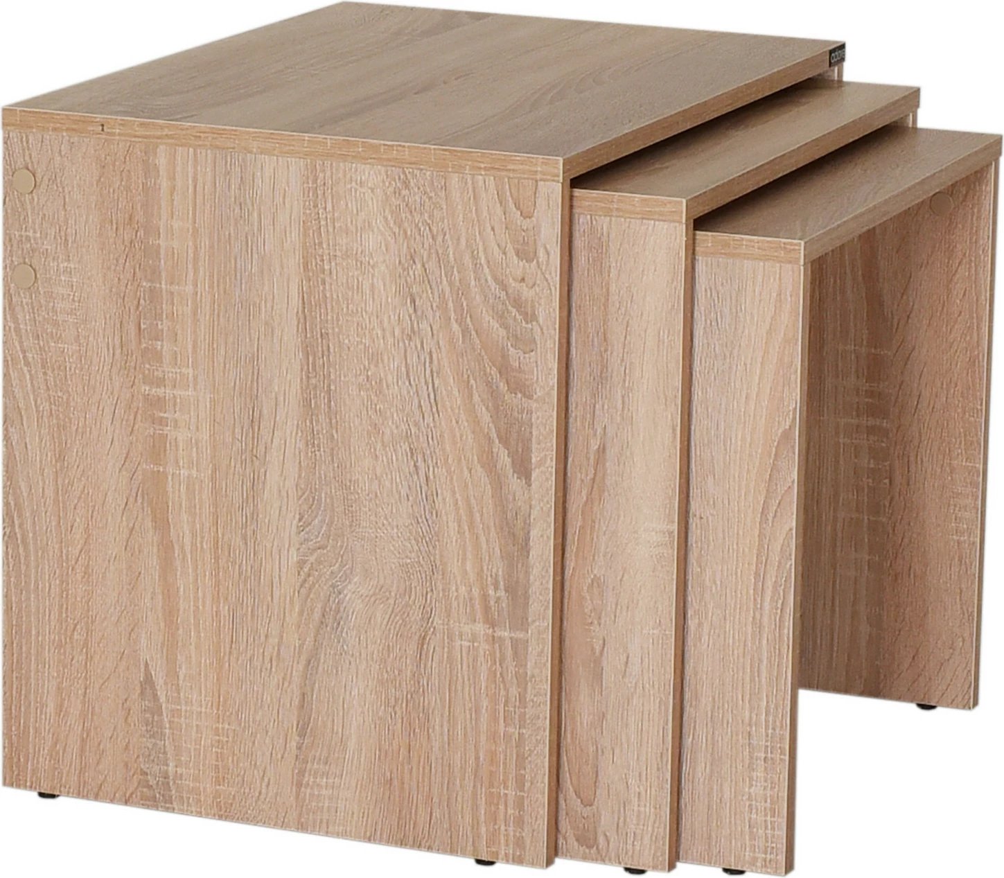 Tavolina kafeje Hanah Home, set prej 3 copësh, ngjyrë sonomo, Shp-103-Ss-1