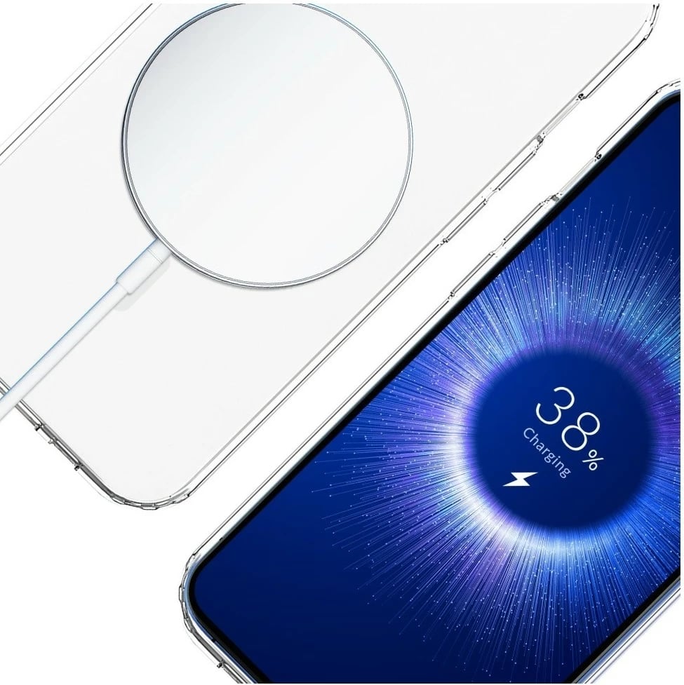 Mbështjellës 3MK Armor MagCase për iPhone 15 Pro, MagSafe, Transparent