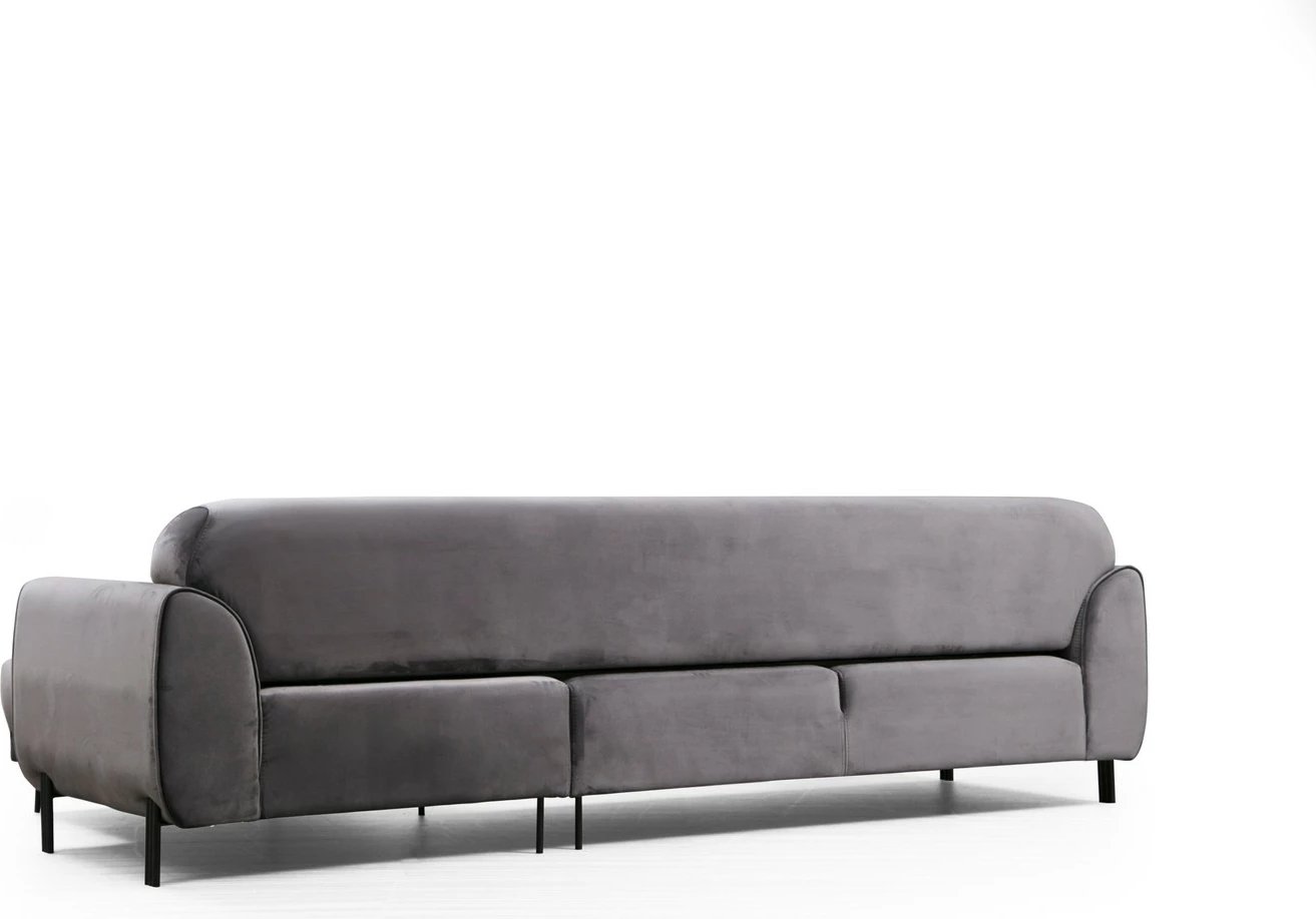 Kënd divan-krevat Atelier del Sofa, këndi djathtë, ngjyrë antracit