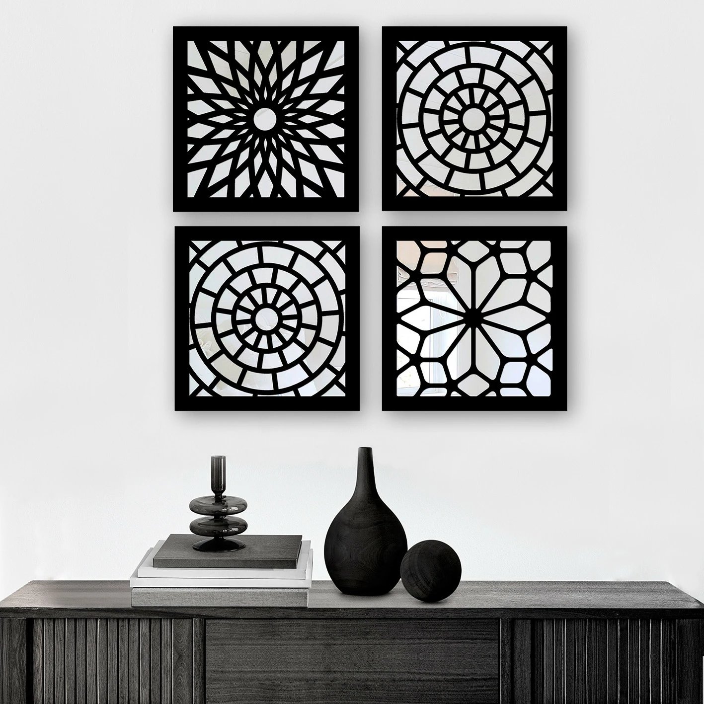 Set pasqyrash (4 copë), Wallity, SYH7436502136122