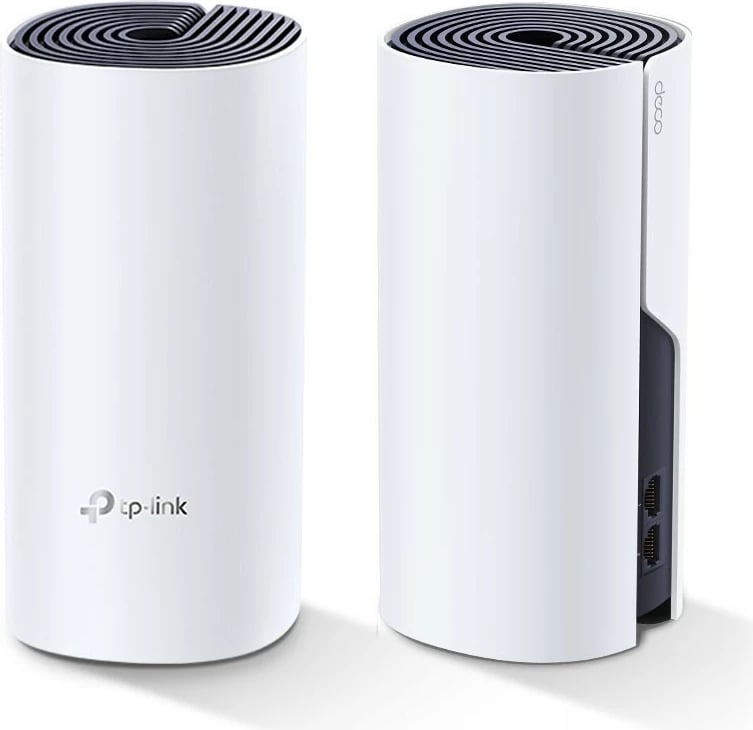 Set mesh router TP-LINK Deco P9, AC1200, 2 copë, Bardhë