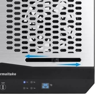 Pad ftohës për laptop Thermaltake Massive TM, 2 ventilatorë 120mm, 2x USB, i zi/argjend