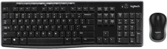 komplet Maus dhe tastierë Logitech MK270 920-004508, layout US-Intl, pa tela, e zezë