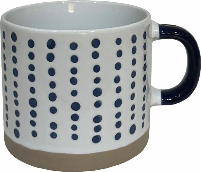 Filxhan Cozy, porcelan, ngjyrë e bardhë, blu mesnate, bezhë, 9x9x8cm Filxhan Cozy, porcelan, ngjyrë e bardhë, blu mesnate, bezhë, 9x9x8cm