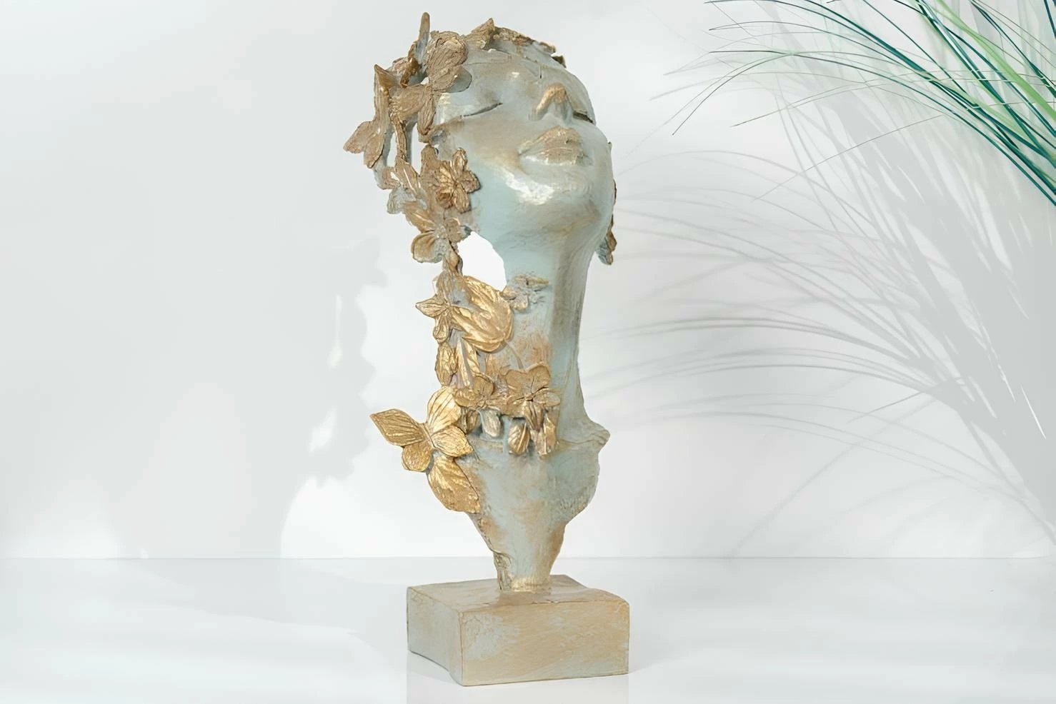 Objekt dekorativ Evila Originals, ngjyrë mente dhe ari, CY0447 Objekt dekorativ Evila Originals, ngjyrë mente dhe ari, CY0447