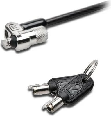 Kabllo sigurie për laptop Kensington MicroSaver 2.0, me çelës, 1.8m, e zezë Kabllo sigurie për laptop Kensington MicroSaver 2.0, me çelës, 1.8m, e zezë