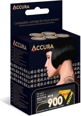 Bojë Accura Brother (LC900Y), e verdhë