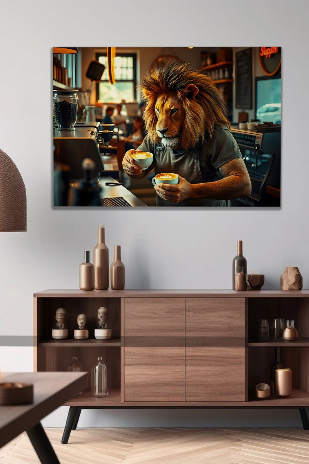 Pikturë dekorative në kanavacë, shumëngjyrëshe, Ersyaıhyvn20, 50x70cm