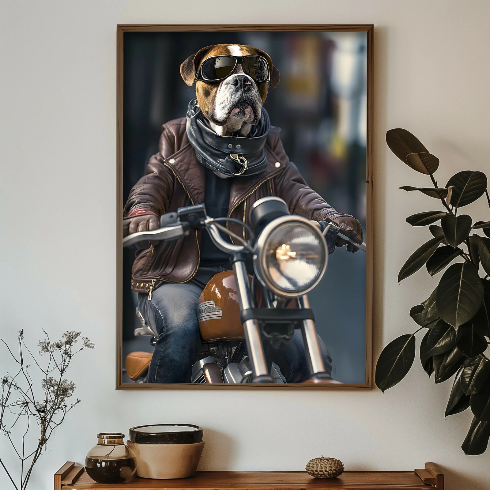 Pikturë dekorative me kornizë, MDF, Wallity, GE052-L