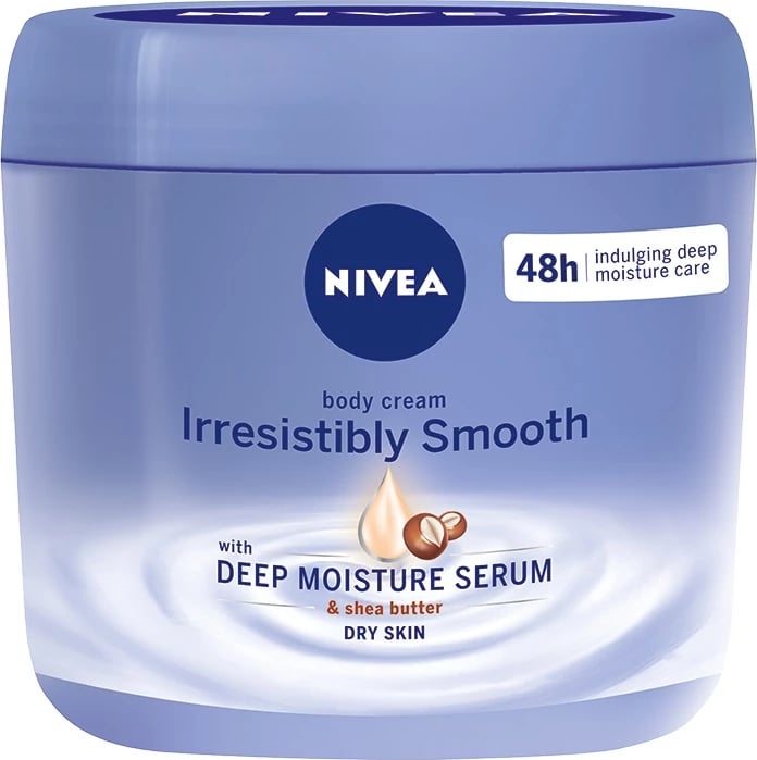 Krem trupi për femra Nivea Irresistibly Smooth Smoothing Body Cream 400ml Krem trupi për femra Nivea Irresistibly Smooth Smoothing Body Cream 400ml
