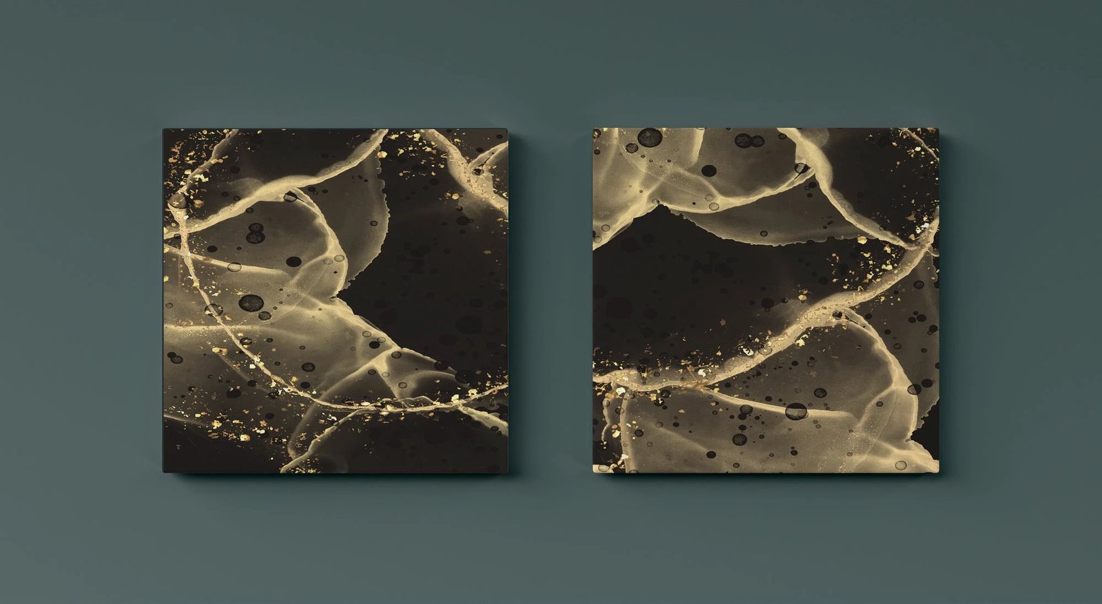 Pikturë dekorative në kanavacë (2 copë), Wallity, ASR2-CNV25-6, 40x40