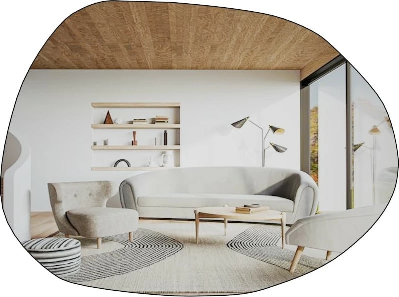 Pasqyrë Hanah Home, Liora, transparente