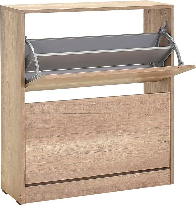 Dollap për këpucë, ngjyrë arrë e çelët, Hanah Home, Shc-520-Tt-1