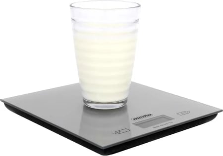 Peshore kuzhine, Adler MS 3145, 5kg/5000ml, ndarje 1g, ekran LCD me ndriçim, gri