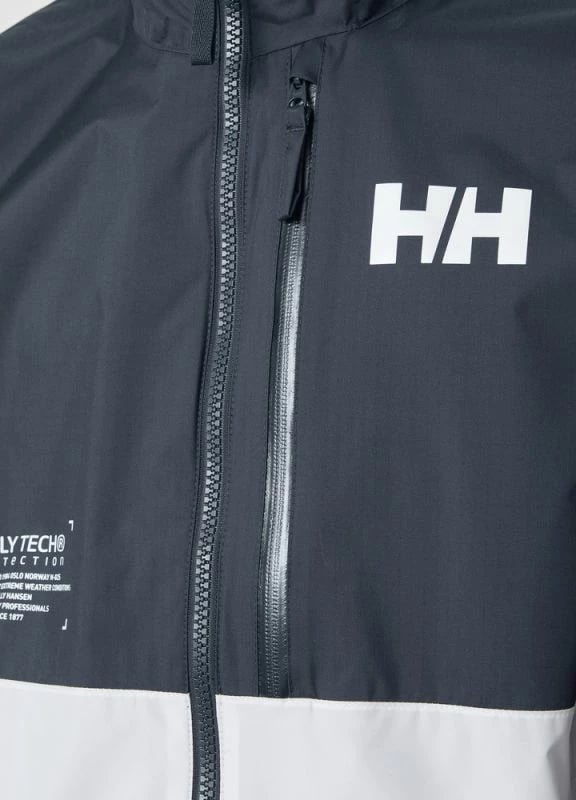 Jakne për meshkuj Helly Hansen, bardhë dhe grafit