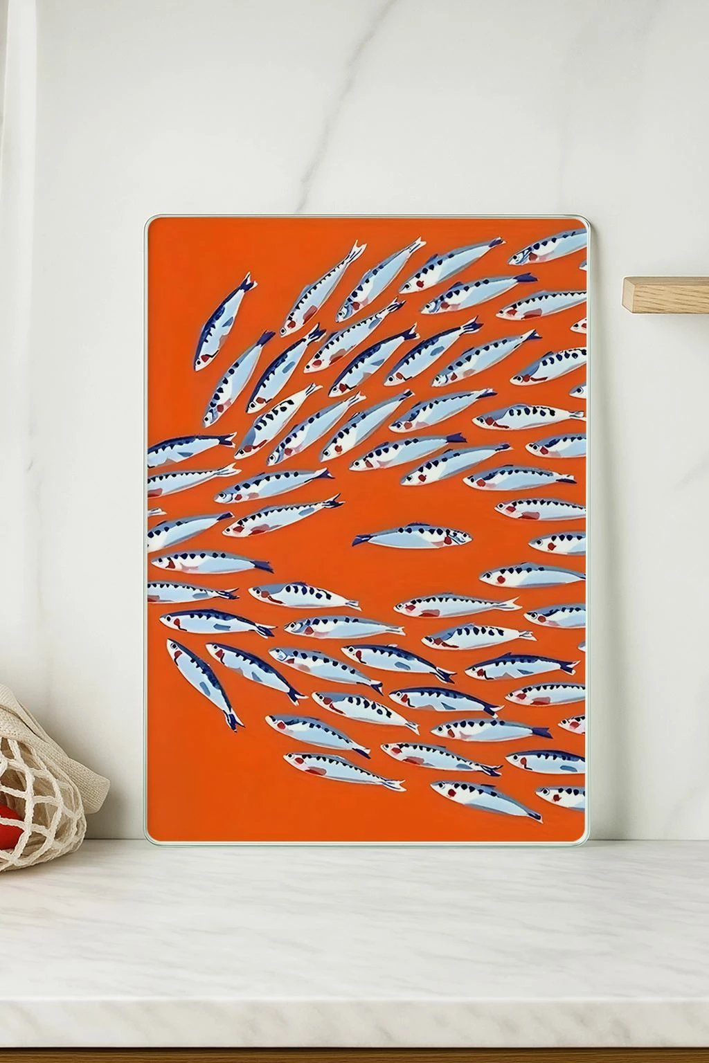 Dërrasë prerëse Hermia, qelq i temperuar, shumëngjyrëshe, 30x40cm Dërrasë prerëse Hermia, qelq i temperuar, shumëngjyrëshe, 30x40cm