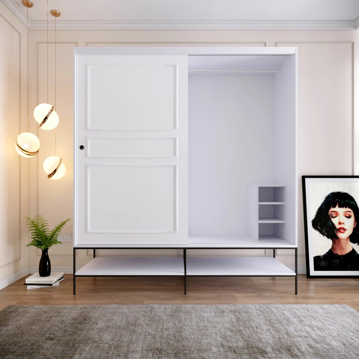 Dollap Skye Decor Martin 190, i bardhë