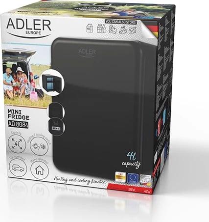 Mini frigorifer, Adler, AD 8084, 4 L, Peltier, AC 220-240V / DC 12V, i zi Mini frigorifer, Adler, AD 8084, 4 L, Peltier, AC 220-240V / DC 12V, i zi