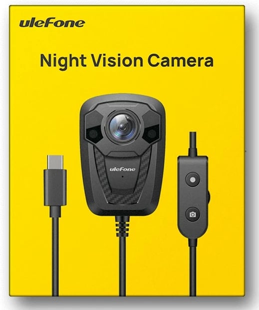 Kamerë trupore Ulefone UF-NV me vizion nate, 2 MP, Full HD, IP66, e zezë, me kabllo USB 2m