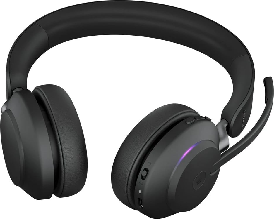 Kufje Jabra Evolve2 65 wireless, binaurale, Bluetooth, USB Type-A, e zezë