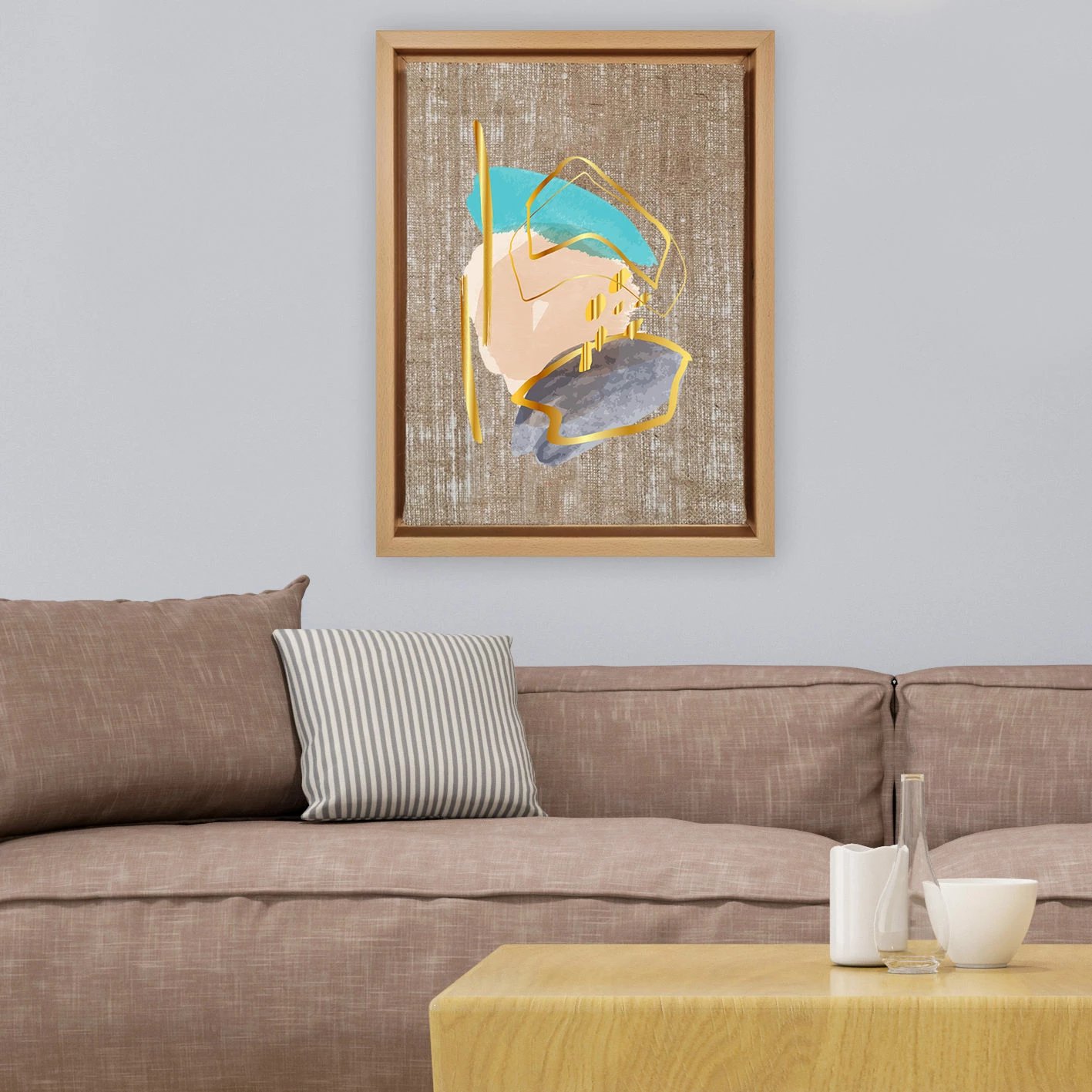 Pikturë dekorative në kanavacë, shumëngjyrëshe, Wallity, LNJ319425232842 - 3646