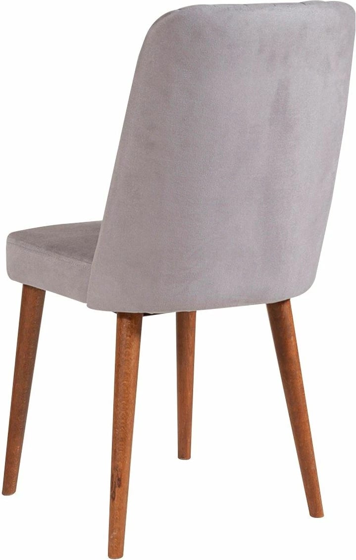 Tavolinë me karrige, set 4 pjesësh, ngjyrë arre dhe gri, Vina 0701 - 3, Skye Decor