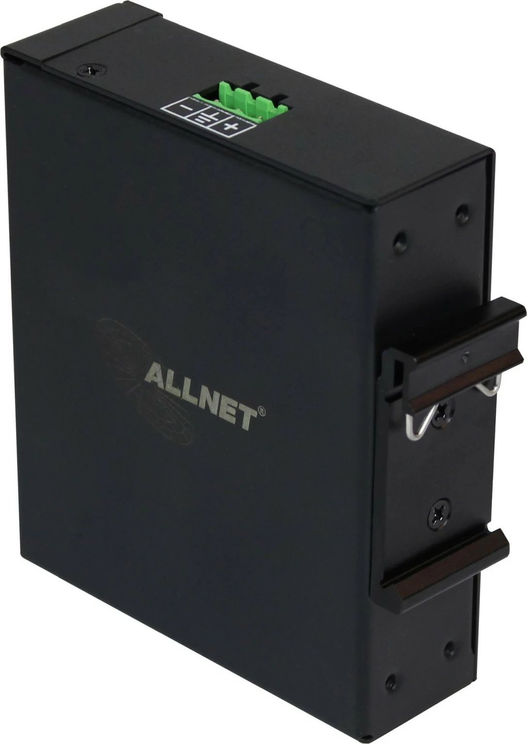 PoE Injektor ALLNET Industrial Gigabit, 15.4W/30W/90W, Metallgehäuse