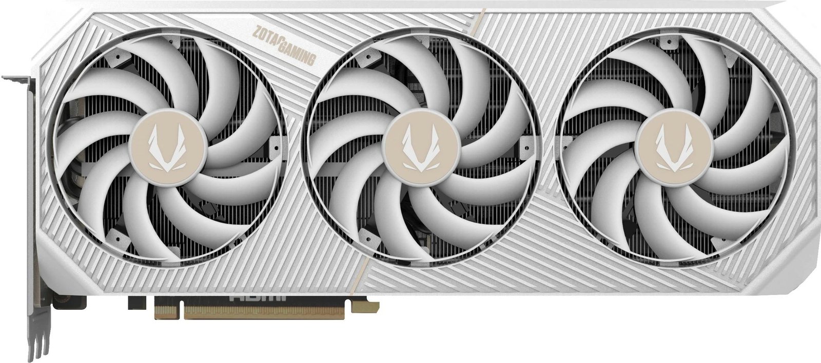 Kartelë grafike Zotac RTX 5080 Gaming Solid OC 16GB GDDR7 3Fan bardhë