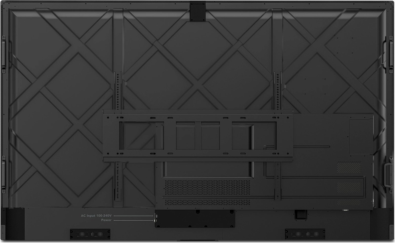 Ekran i madh Lenovo ThinkVision ILFD T86, 86 inç, UHD, HDMI/VGA/USB-C/Ethernet, zi