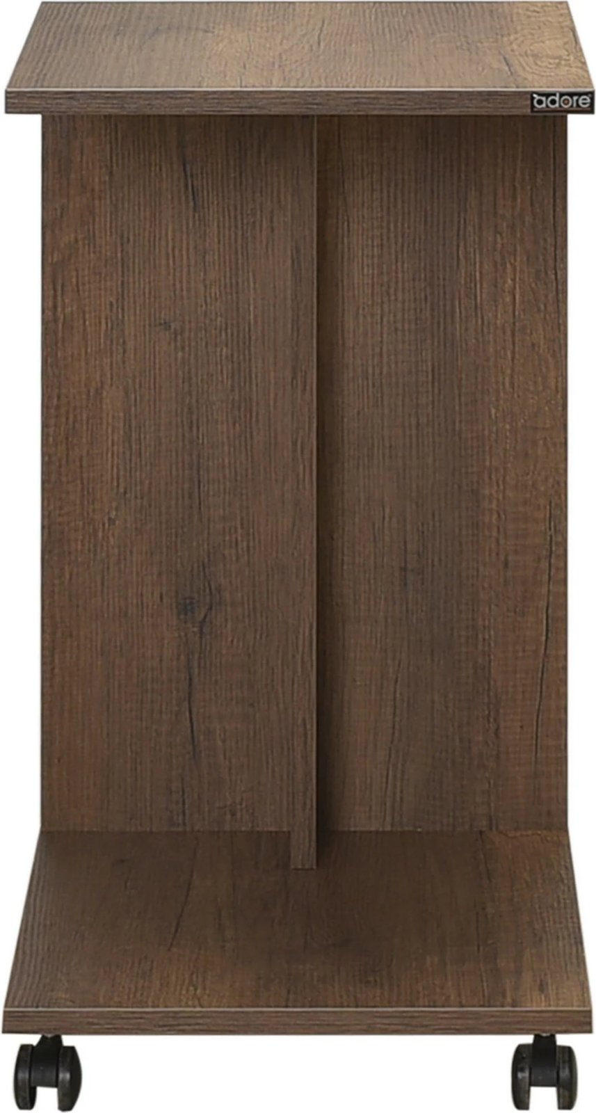 Tavolinë anësore Hanah Home, Shp-108-Oo-1, ngjyrë arre, me rrota