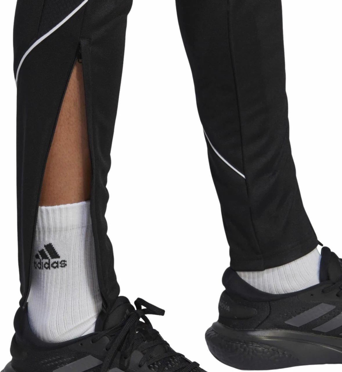 Pantallona sportive adidas për meshkuj, të zeza