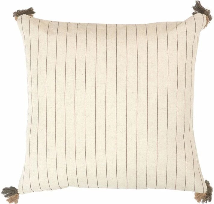 Jastëk dekorativ Ammos 6, pambuk, bezhë, 45x45cm
