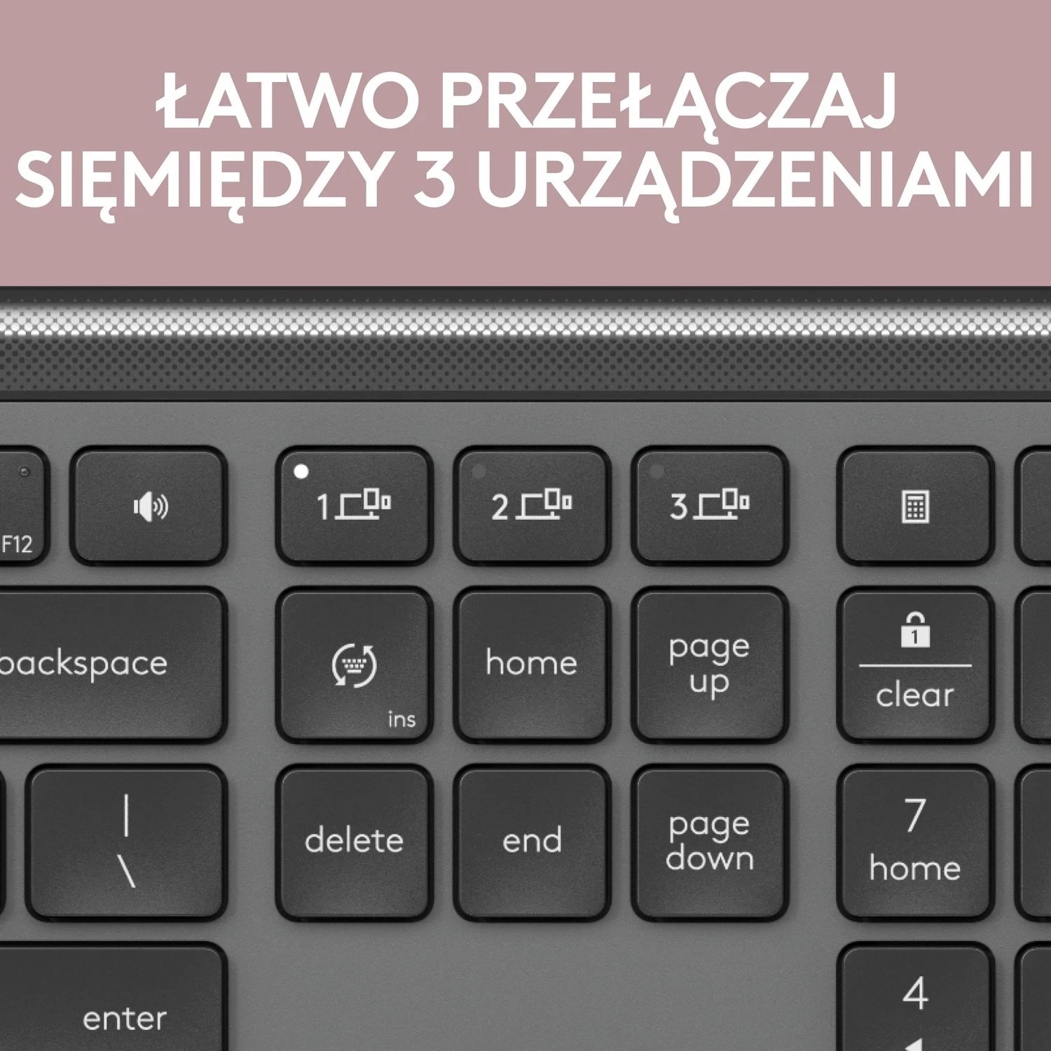 Tastierë dhe Maus Logitech Signature Slim MK950, Wireless, Grafit