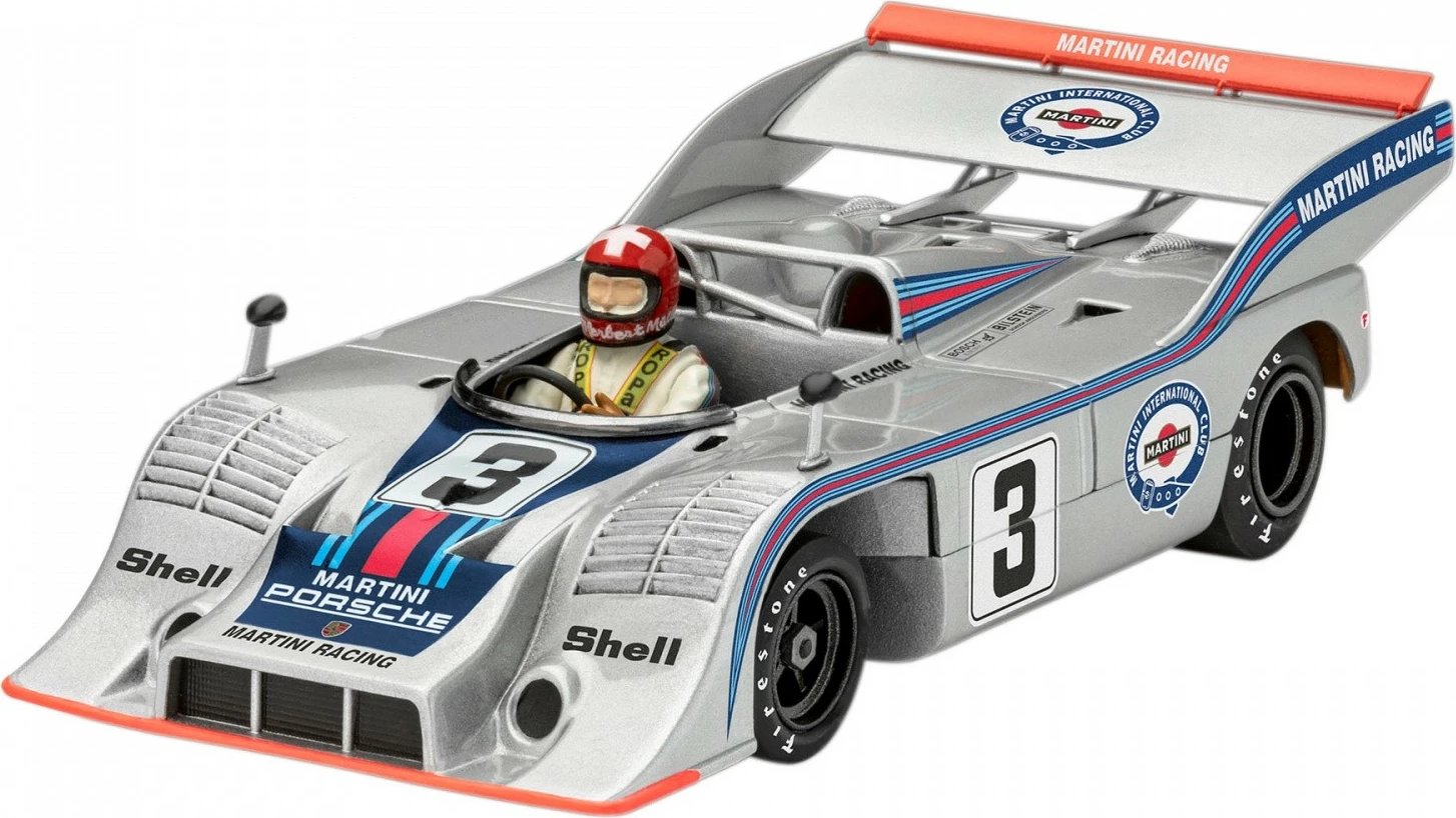 Model plastik makine Revell Porsche 917/10, 1:32, 64 pjesë, argjendtë
