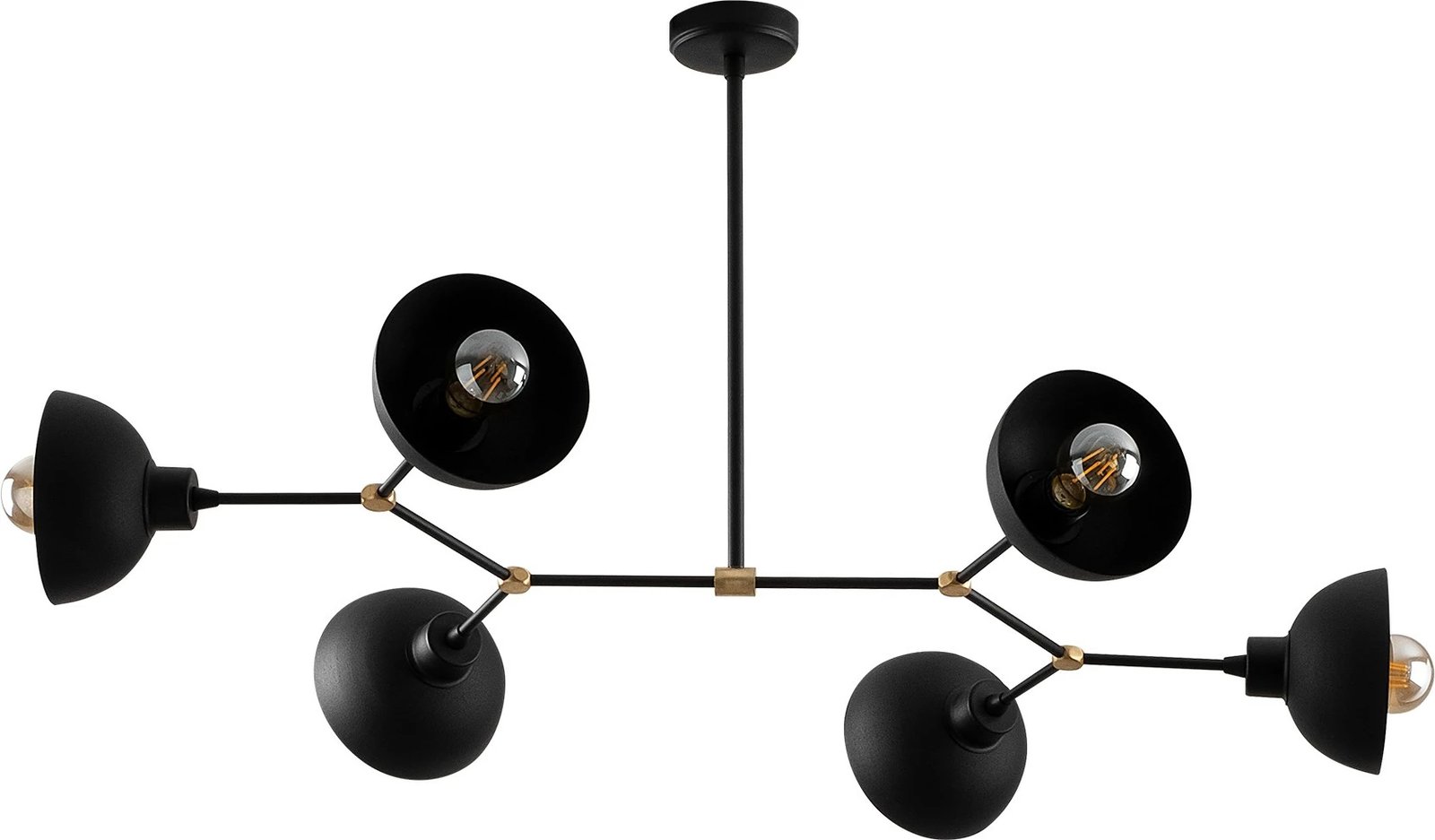 Llambë tavani industriale, ngjyrë e zezë, Dram - 1101