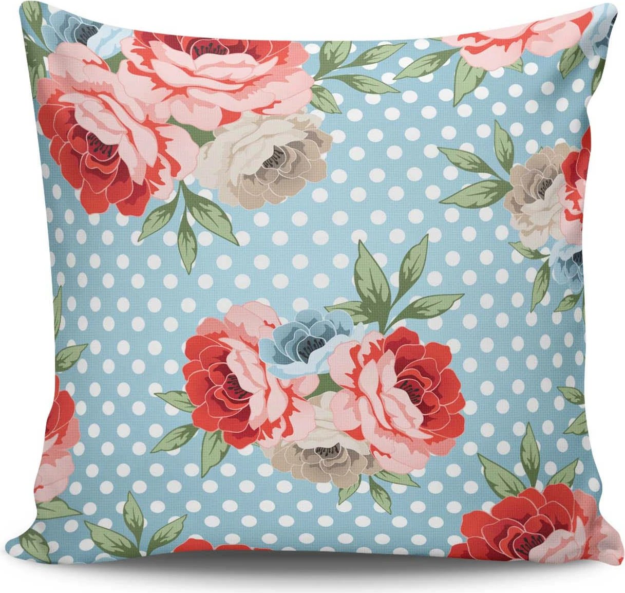 Jastëk dekorativ Aberto Design, NKRLNT-043, shumëngjyrësh, 43x43cm