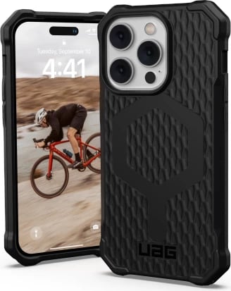 Mbështjellës UAG Essential Armor MagSafe për iPhone 14 Pro, i zi