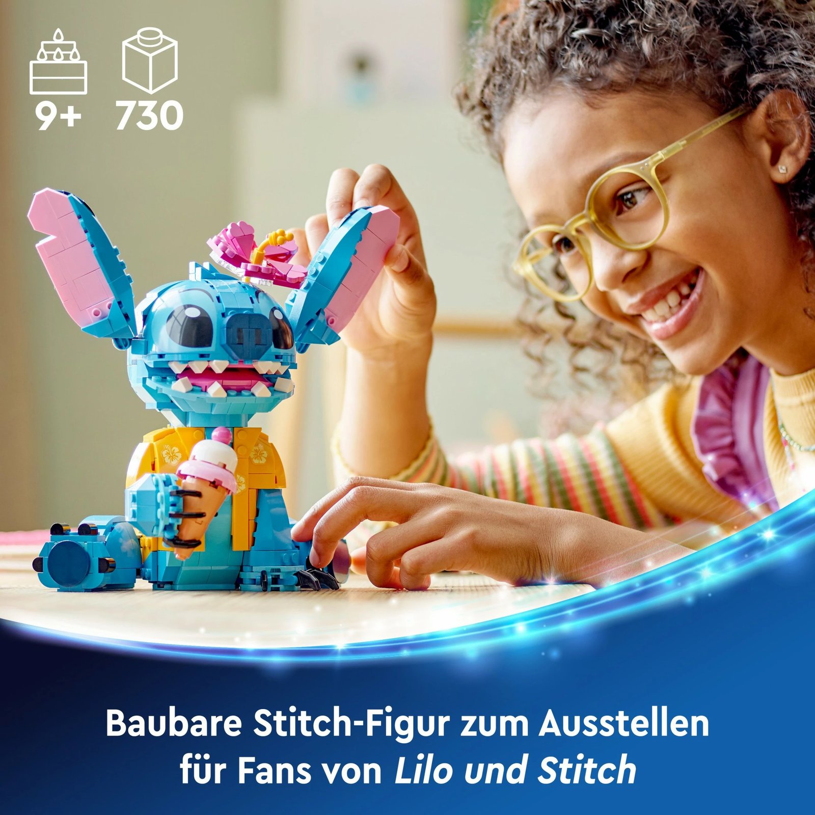 Set ndërtimi LEGO Stitch, 9 vjeç e lart, Plastikë, 730 pjesë, shumëngjyrësh Set ndërtimi LEGO Stitch, 9 vjeç e lart, Plastikë, 730 pjesë, shumëngjyrësh