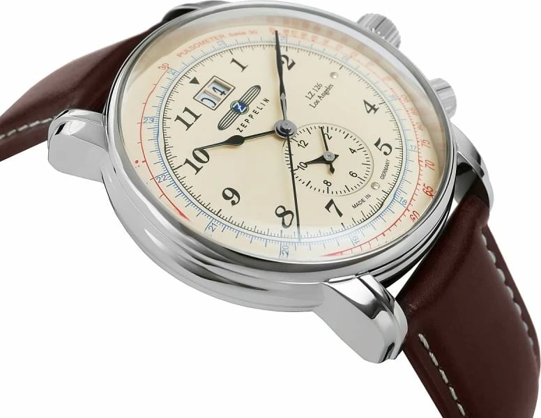 Orë dore për meshkuj Zeppelin, e zezë