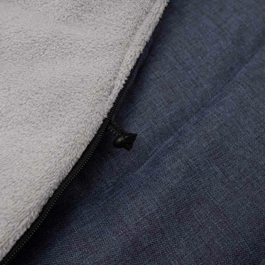 Futë dimri për karrocë, New Baby, universale me kapuç me lesh sintetik, material i papërshkueshëm nga uji dhe era, 90x49 cm, blu e errët