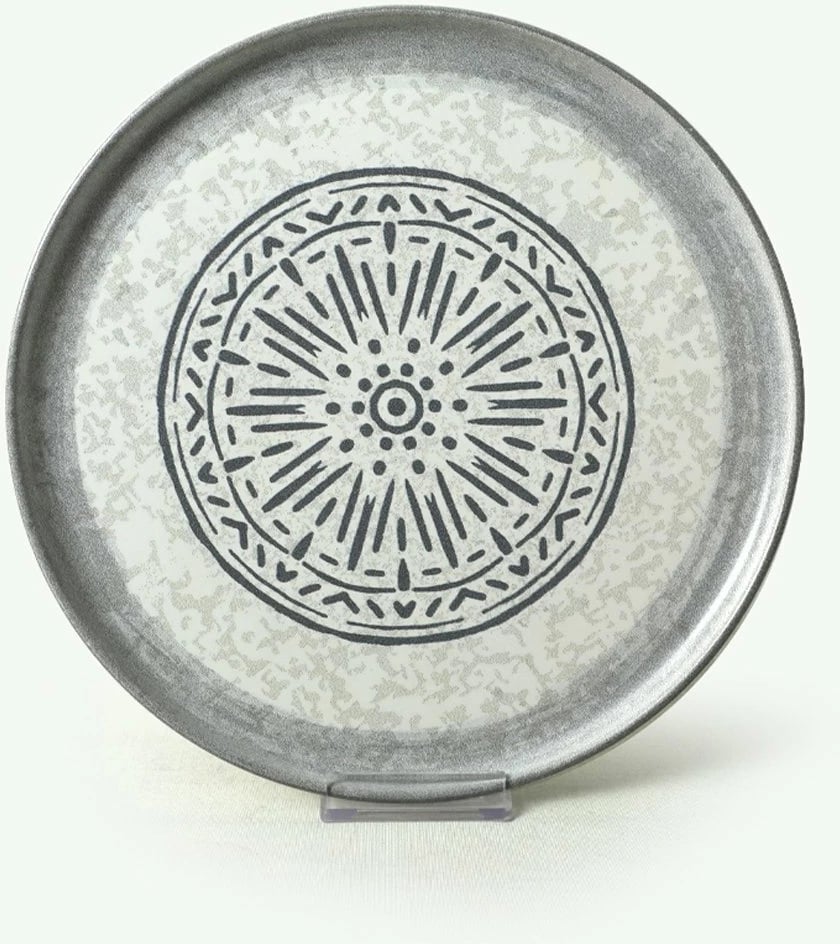 Set pjatash shërbimi (6 copë), Hermia Concept, ngjyrë e bardhë mat, 28cm