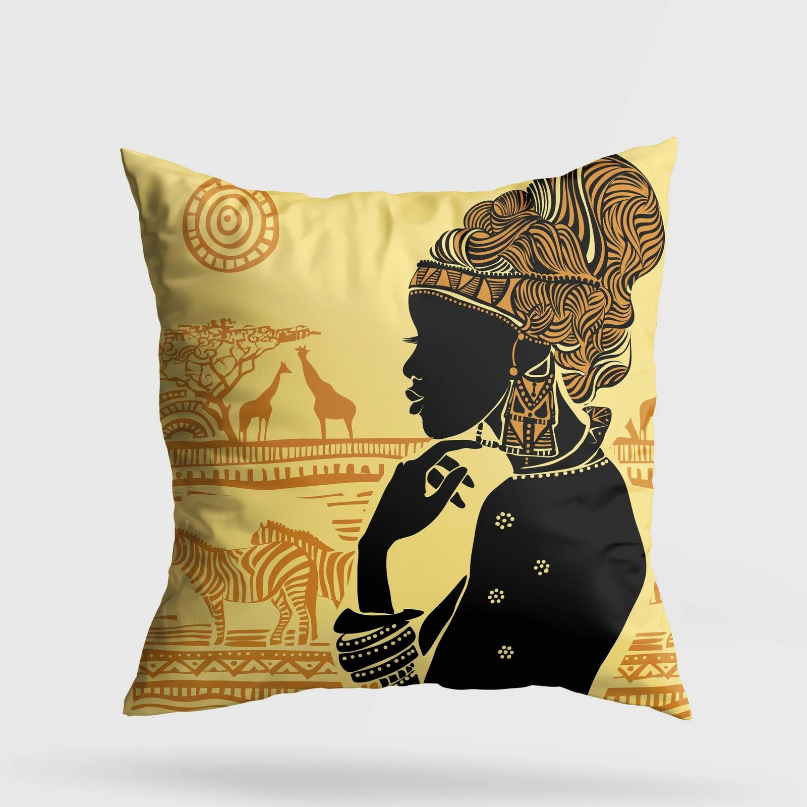 Jastëk dekorativ Evila Originals, shumëngjyrësh, A11934, 43x43cm