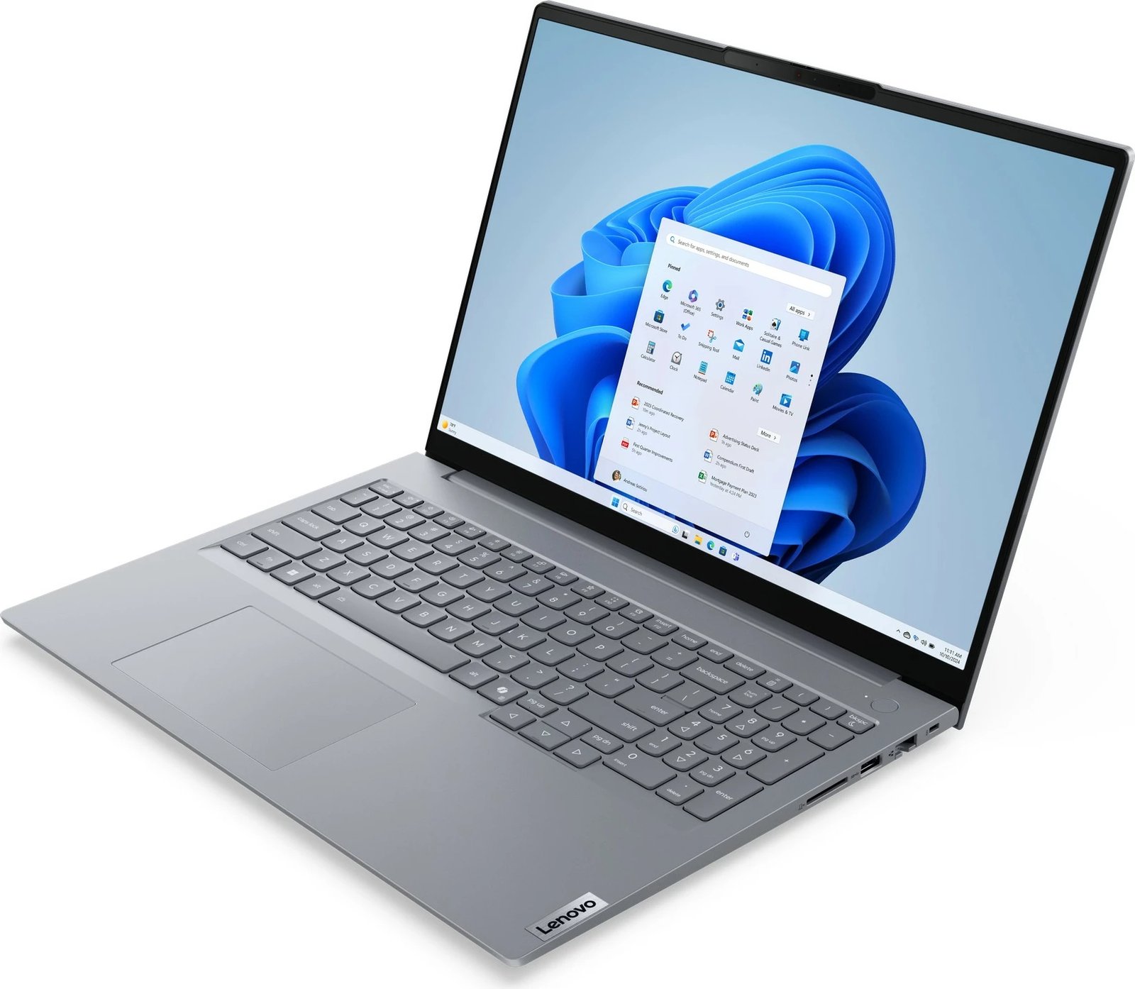 Laptop Lenovo ThinkBook 16 G8 IAL, Intel Core Ultra 5, 16GB RAM, 512GB SSD, Arctic Grey