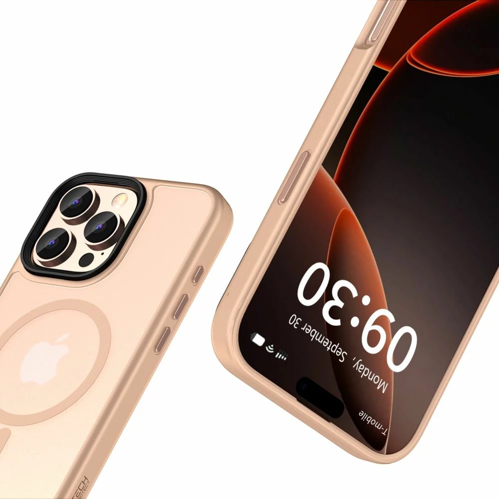 Mbështjellës Tech-Protect MagMat MagSafe për iPhone 16 Pro, Rozë