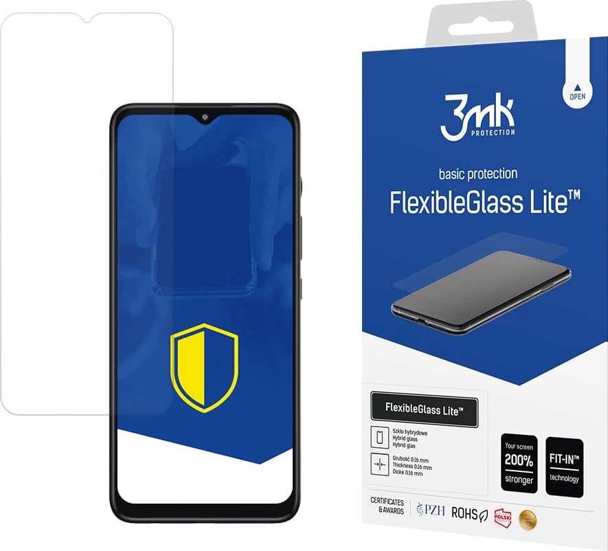 Xham hibrid mbrojtës FlexibleGlass Lite për Motorola Moto G50 5G, 3mk Protection, ultra i hollë 0.16 mm