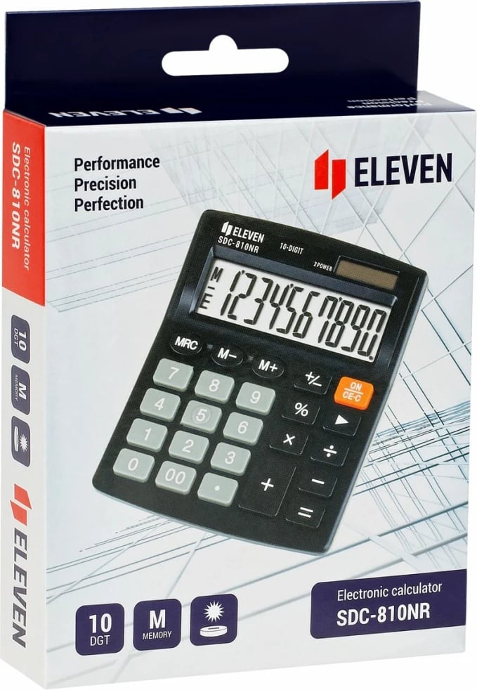 Kalkulator zyre ELEVEN SDC-810NR, 10 shifra, i zi