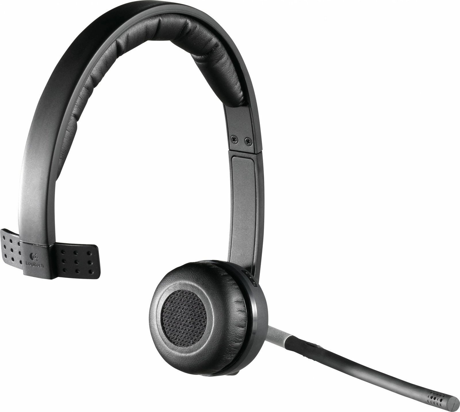 Kufje pa tela Logitech Mono H820e, Wireless, Office/Call center, 150 - 7000 Hz, 88 g, Headset, Black