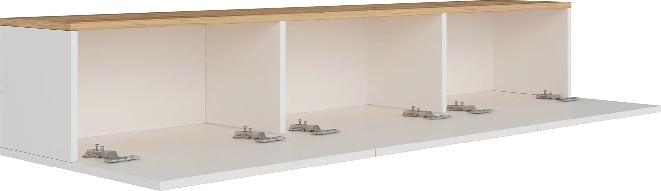 Komodë TV Skye Decor, e bardhë, pishë Atlantic Komodë TV Skye Decor, e bardhë, pishë Atlantic