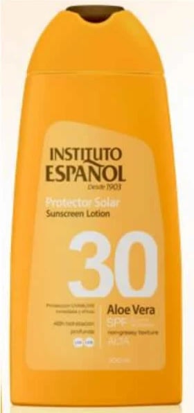 Losion për diell Instituto Español Aloe Vera SPF30 unisex 300ml