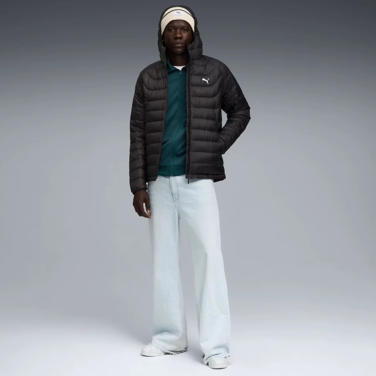 Jakne dimri për meshkuj Puma, e zezë